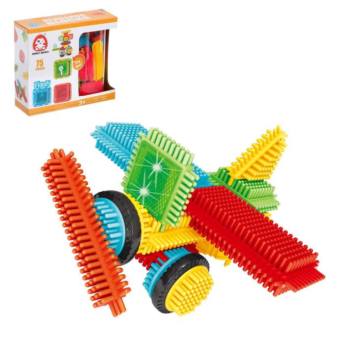 фото Конструктор игольчатый bristles, 75 деталей, 3 световых элемента nobrand