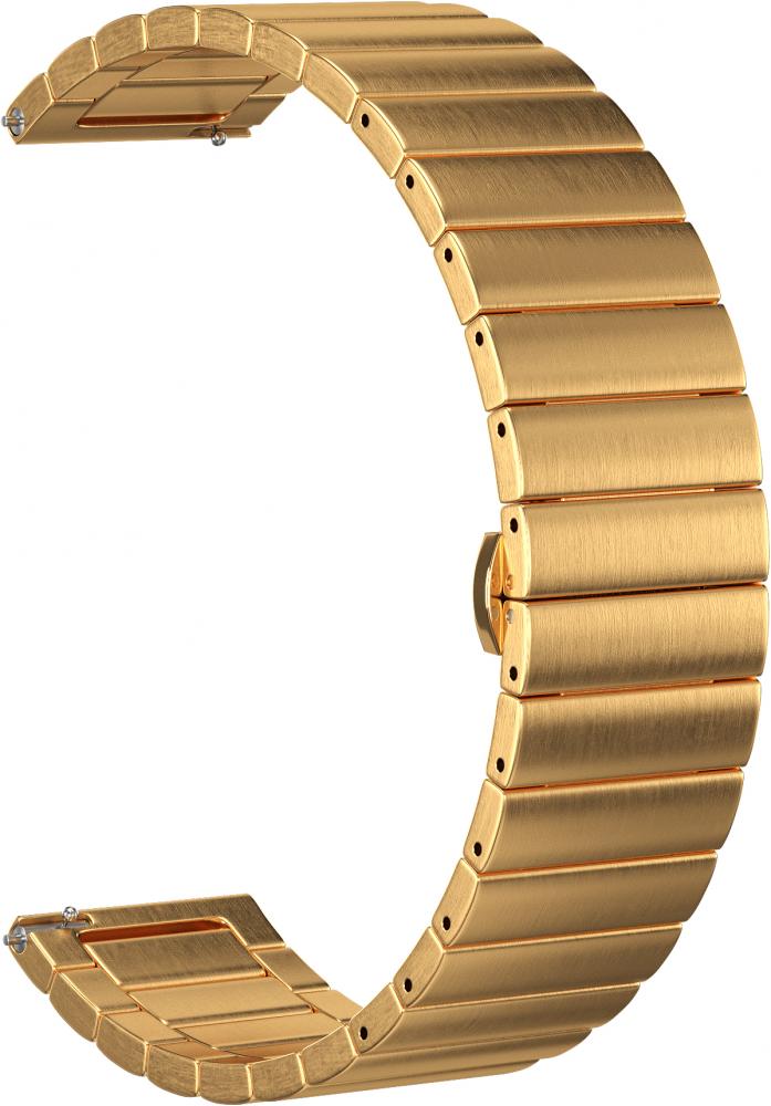 

Ремешок GSMIN Steel Collection 20 для Huawei Watch GT Active/GT2 42 mm Gold, Золотистый, Ремешок стальной GSMIN Steel Collection 20 для Huawei Watch GT Active / GT2 42 mm