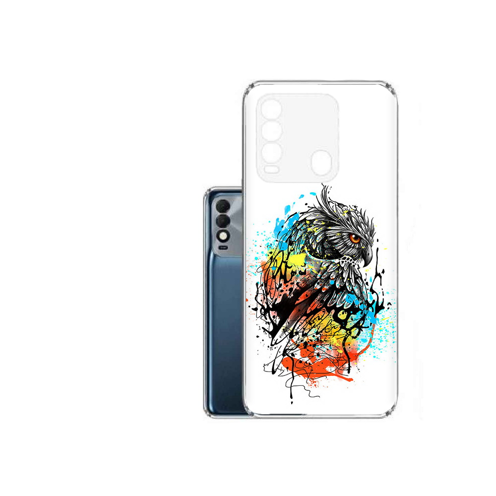 

Чехол MyPads Tocco для Tecno Spark 8 Творческая сова, Прозрачный, Tocco