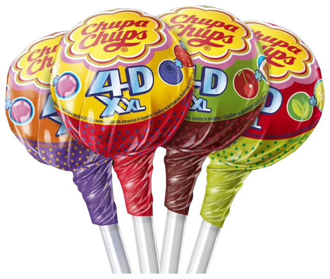 Карамель Chupa Chups XXL 4D в ассортименте 29 г