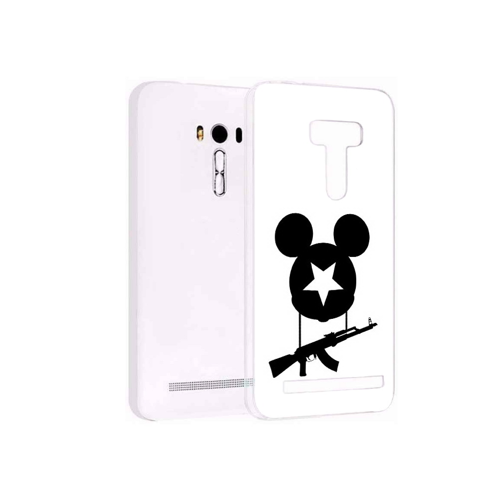 

Чехол MyPads Tocco для Asus ZenFone Selfie (ZD551KL) АК Микки, Прозрачный, Tocco