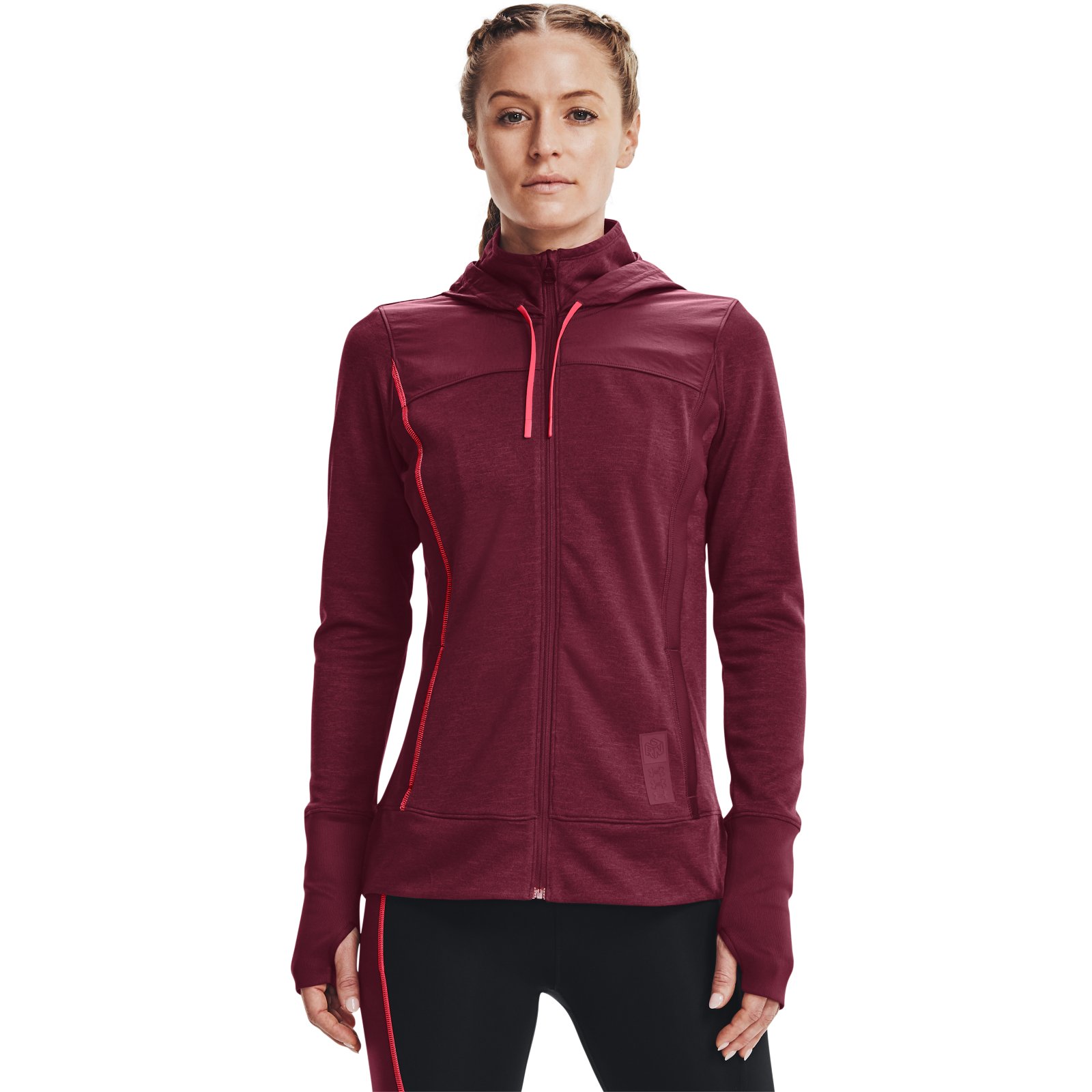 фото Толстовка женская under armour 1365638-626 красная s/m