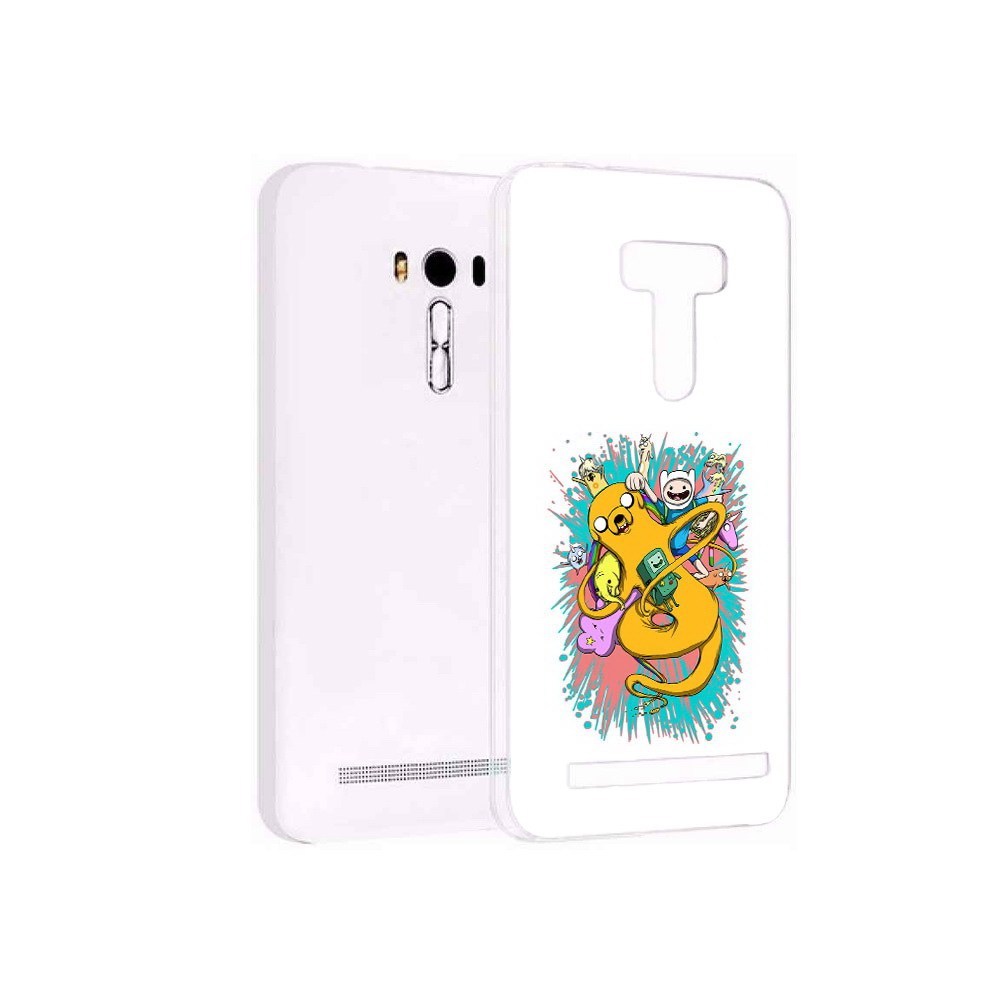 

Чехол MyPads Tocco для Asus ZenFone Selfie (ZD551KL) время приключений рисунок, Прозрачный, Tocco