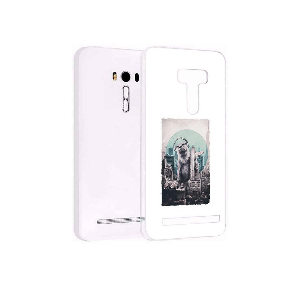 

Чехол MyPads Tocco для Asus ZenFone Selfie (ZD551KL) выдра в городе, Прозрачный, Tocco