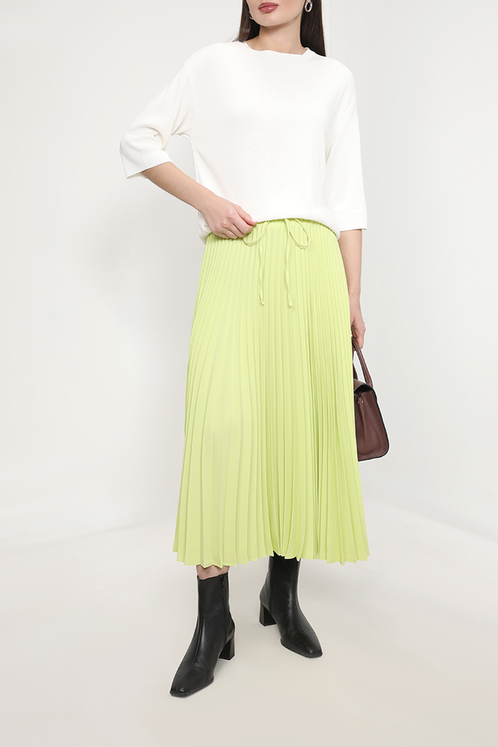 

Юбка женская SABRINA SCALA SS23021095-006 желтая XL, SS23021095-006