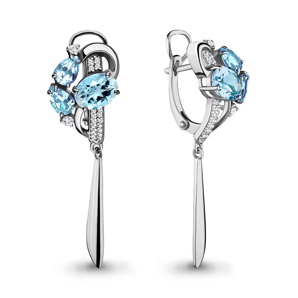 

Серьги из серебра 4708802А_925_р, 4708802А_925_р