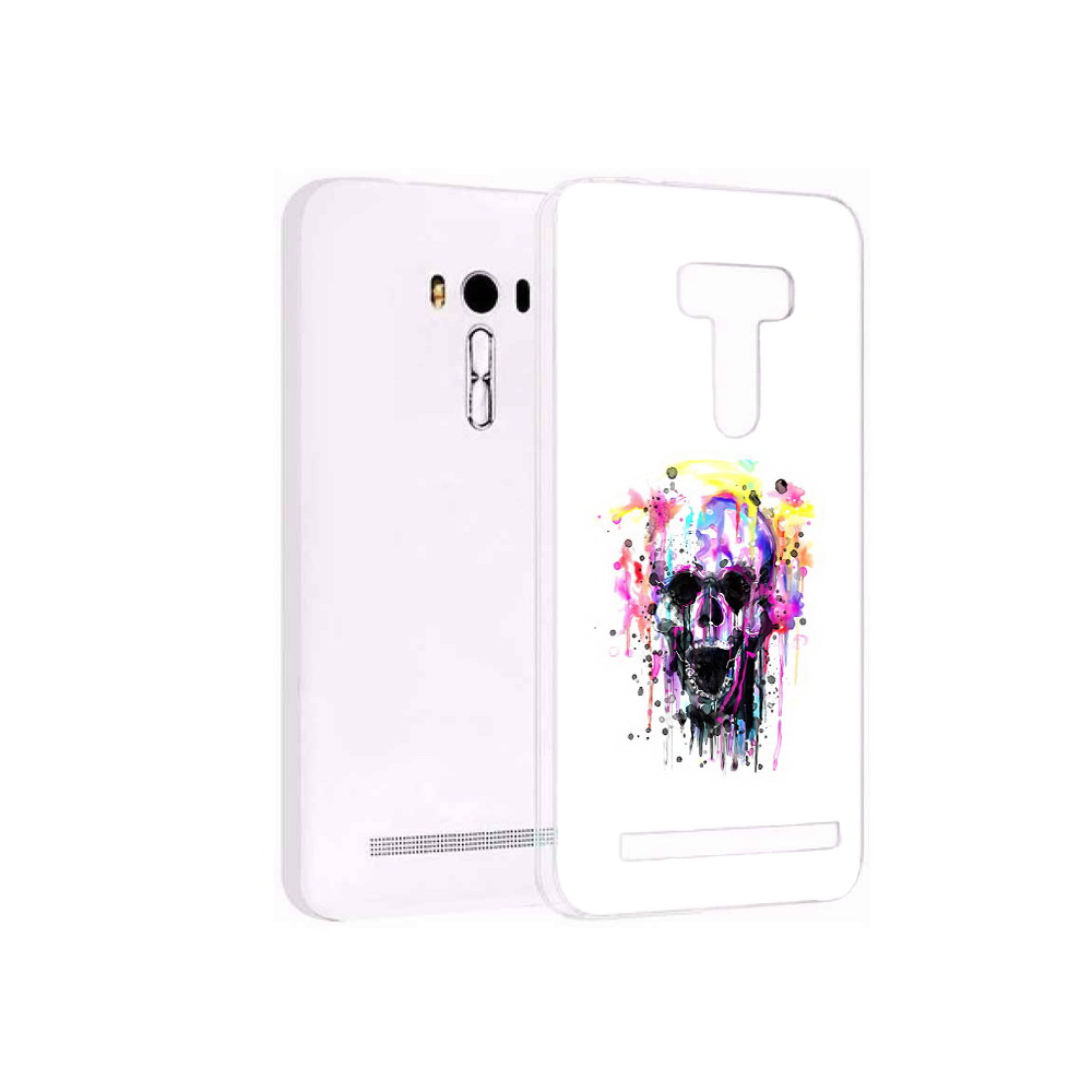 Чехол MyPads Tocco для Asus ZenFone Selfie (ZD551KL) граффити череп