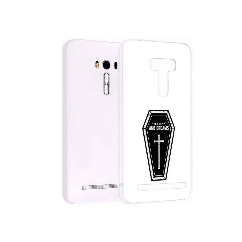 

Чехол MyPads Tocco для Asus ZenFone Selfie (ZD551KL) гроб с мечтами, Прозрачный, Tocco