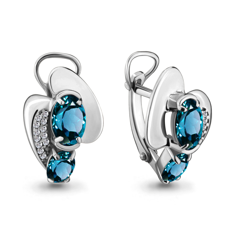 

Серьги из серебра 4708408А_925_р, 4708408А_925_р