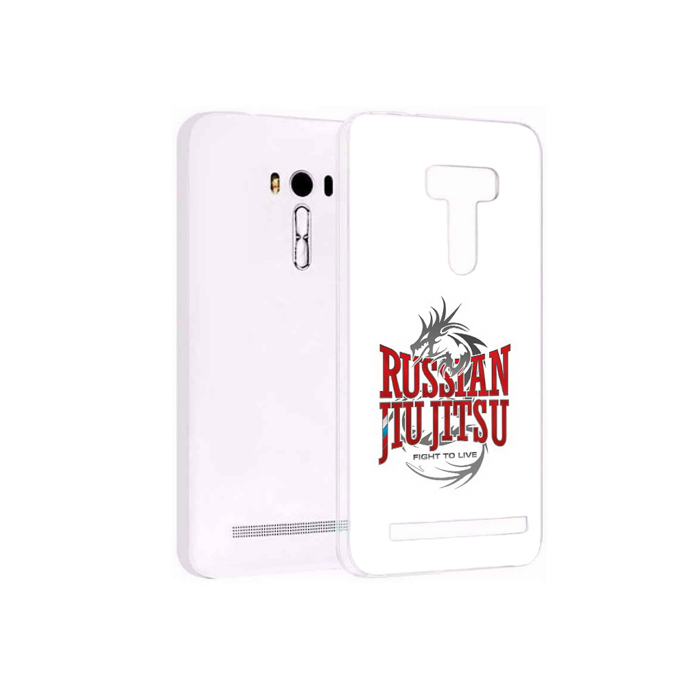 

Чехол MyPads Tocco для Asus ZenFone Selfie (ZD551KL) джиу джитсу, Прозрачный, Tocco