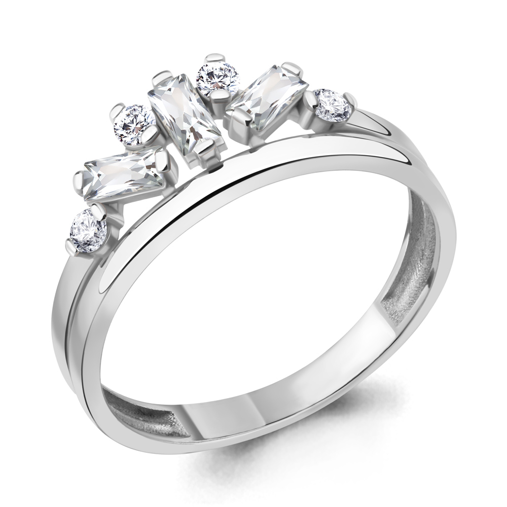 

Кольцо из серебра р. 16 AQUAMARINE 67252А_925_р, 67252А_925_р