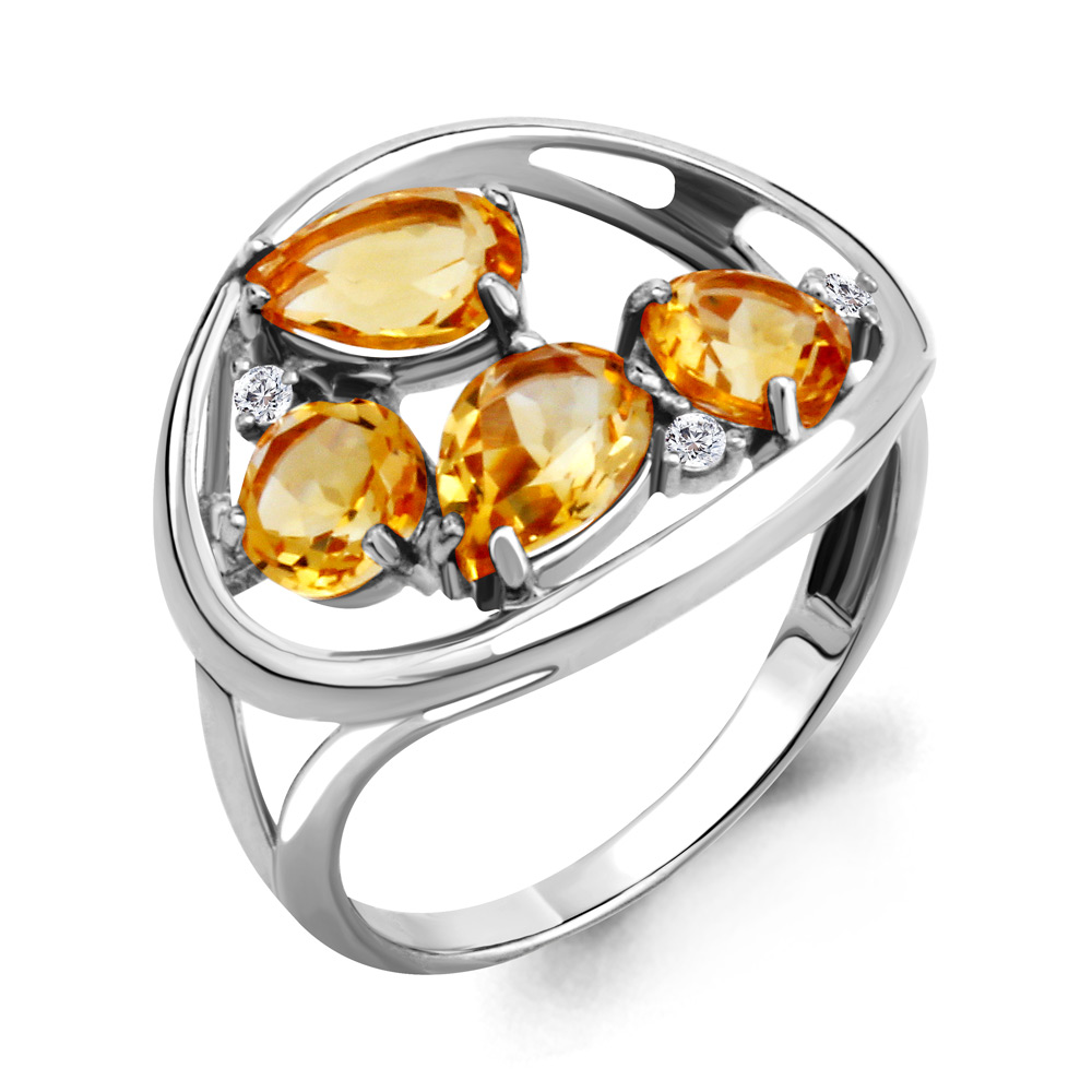 

Кольцо из серебра р. , AQUAMARINE 6905806А_925_р, 6905806А_925_р