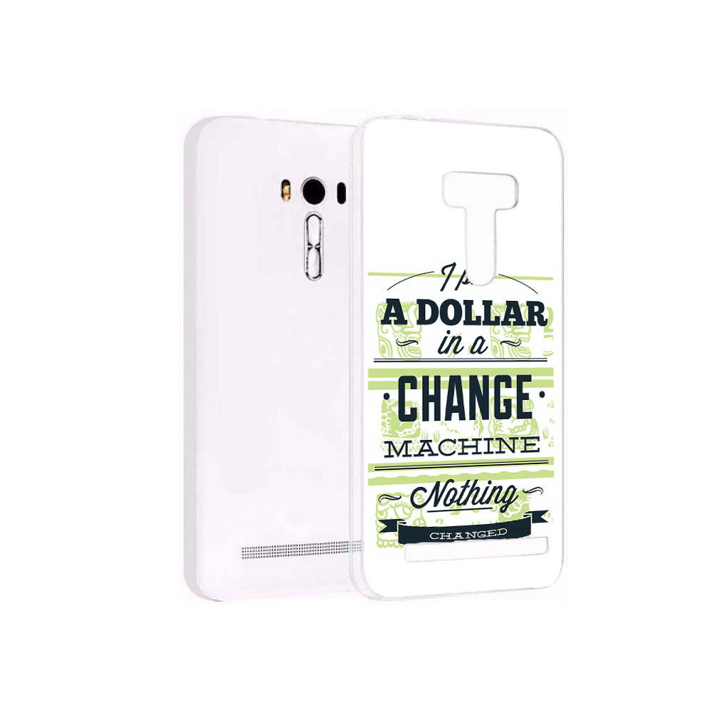 

Чехол MyPads Tocco для Asus ZenFone Selfie (ZD551KL) доллар надпись, Прозрачный, Tocco