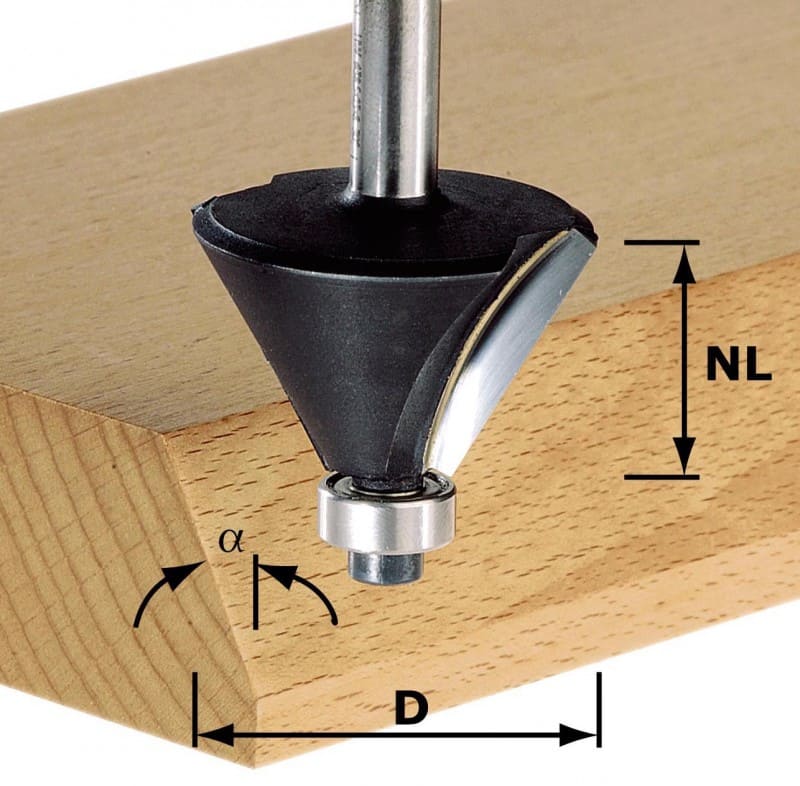 Фреза для снятия фаски Festool HW S8 D38.5/23/30°