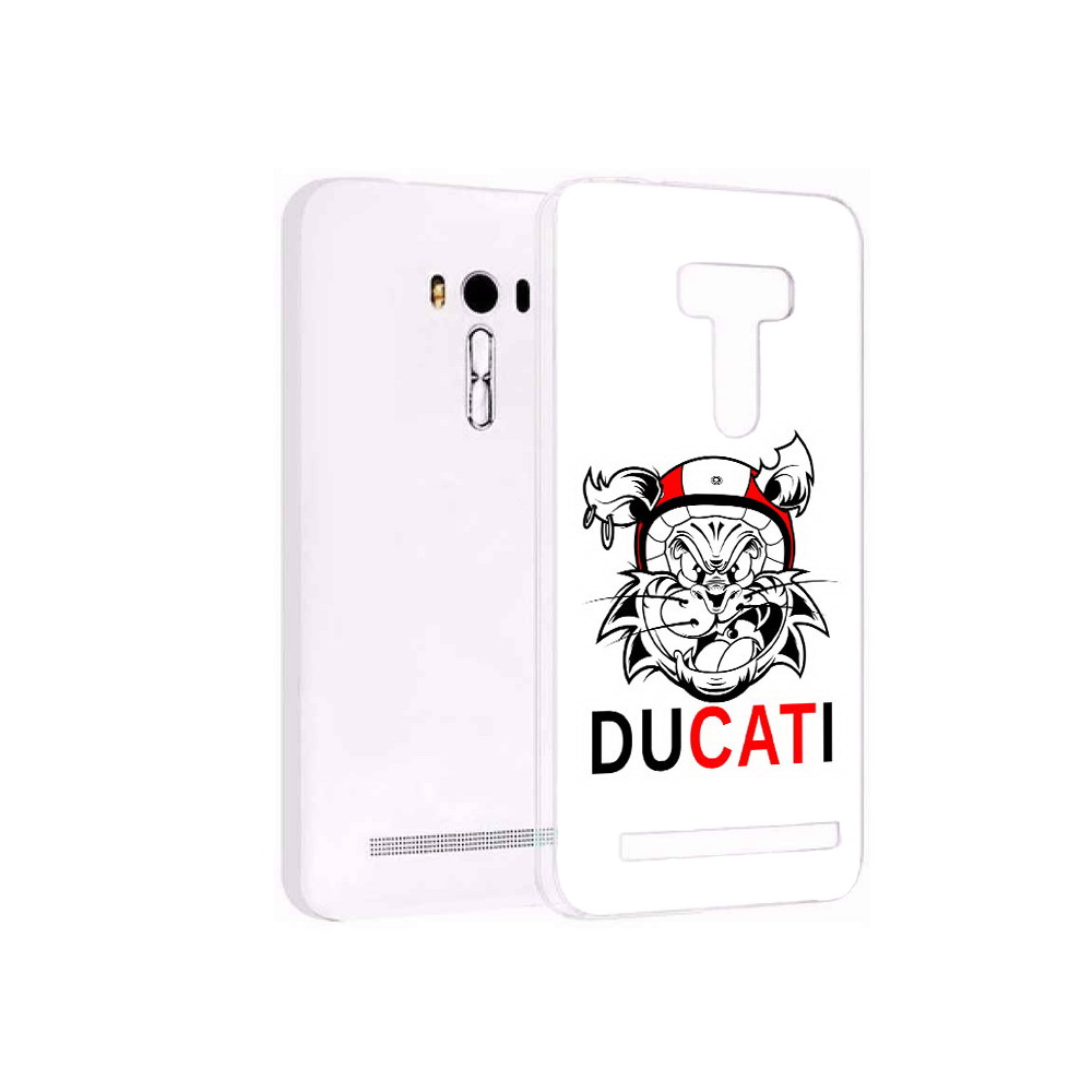 

Чехол MyPads Tocco для Asus ZenFone Selfie (ZD551KL) дукати, Прозрачный, Tocco