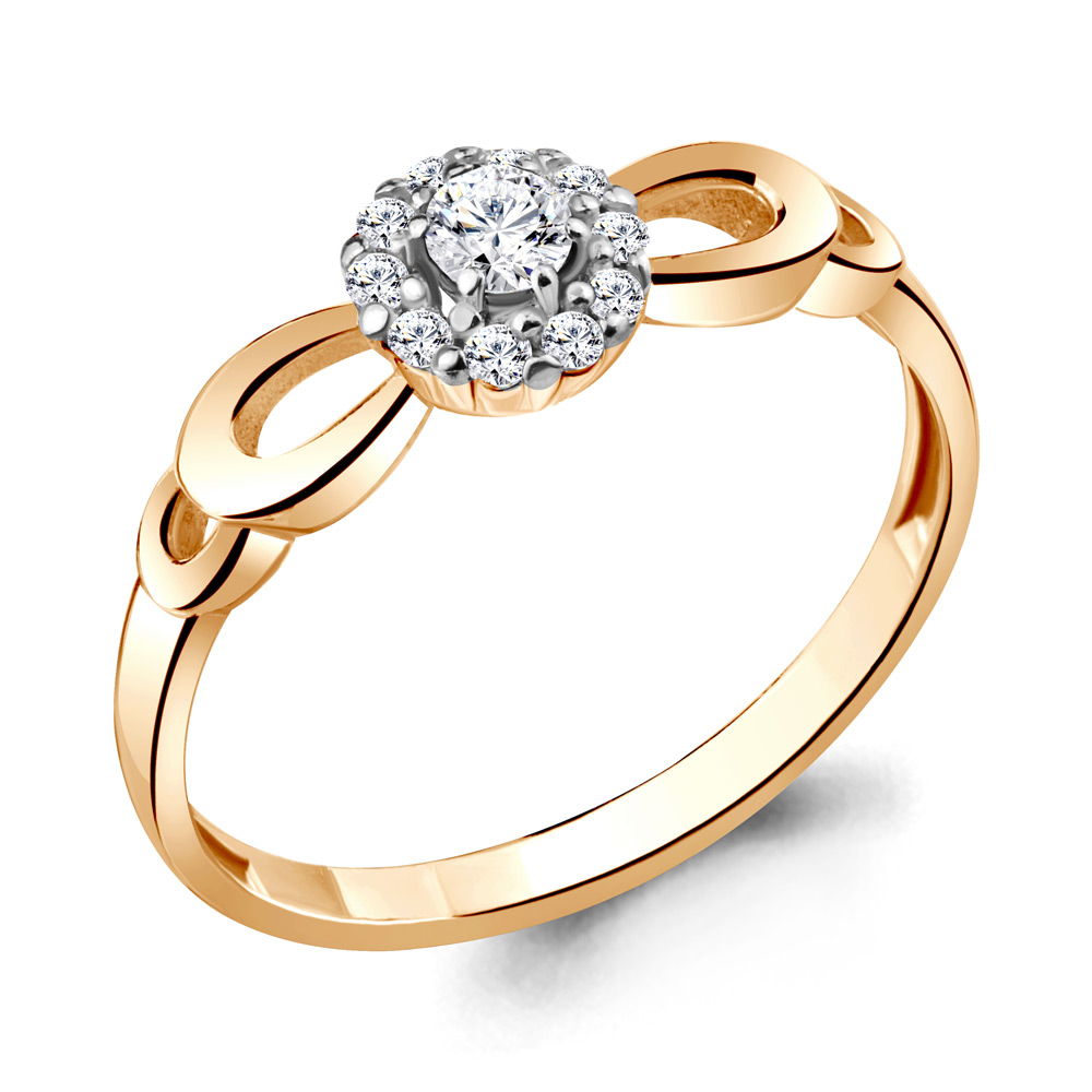 

Кольцо из серебра р. 16,5 AQUAMARINE 68813А_925_з, 68813А_925_з