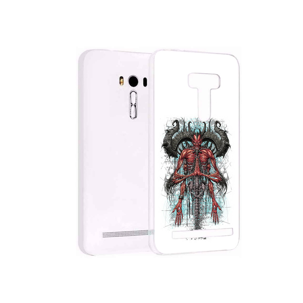 

Чехол MyPads Tocco для Asus ZenFone Selfie (ZD551KL) дьявол, Прозрачный, Tocco