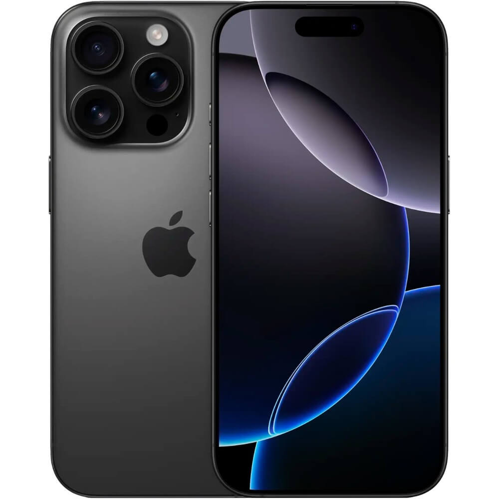 

Смартфон Apple iPhone16 Pro SIM 128 Гб титановый черный, iPhone 16 Pro sim+esim