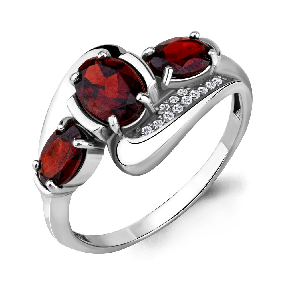 

Кольцо из серебра р. 17,5 AQUAMARINE 6907203А_925_р, 6907203А_925_р