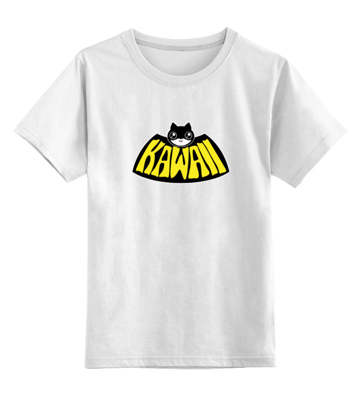 

Футболка детская Printio Kawaii x batman цв. белый р. 164, Kawaii x batman