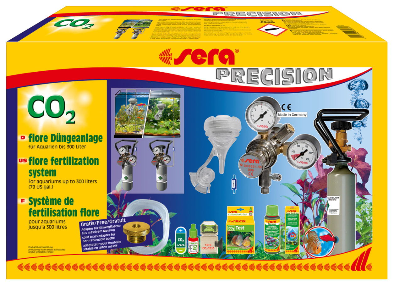 фото Система co2 для аквариума sera flore co2, до 300 л