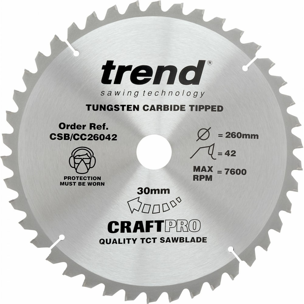 

Пильный диск Trend CSB/CC26042