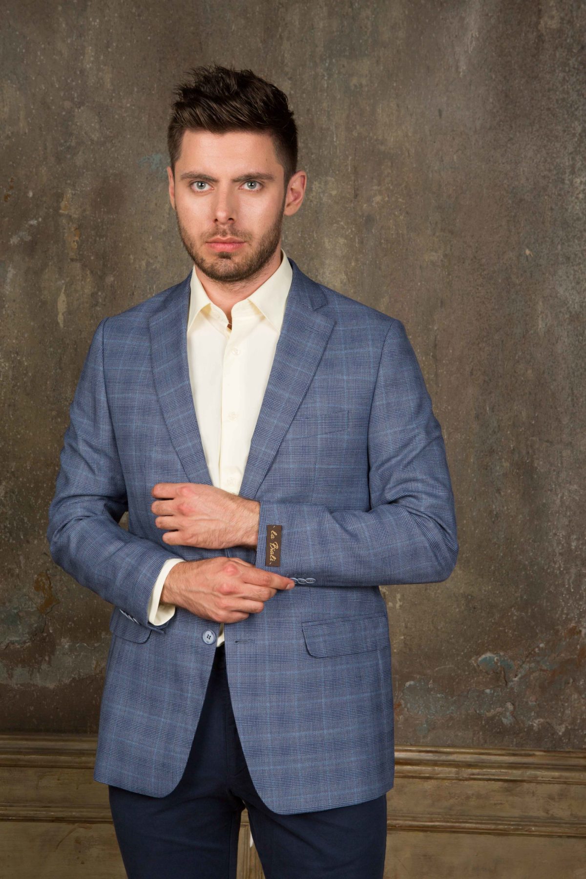 

Пиджак мужской La Biali П-513N серый 52/170, П-513N