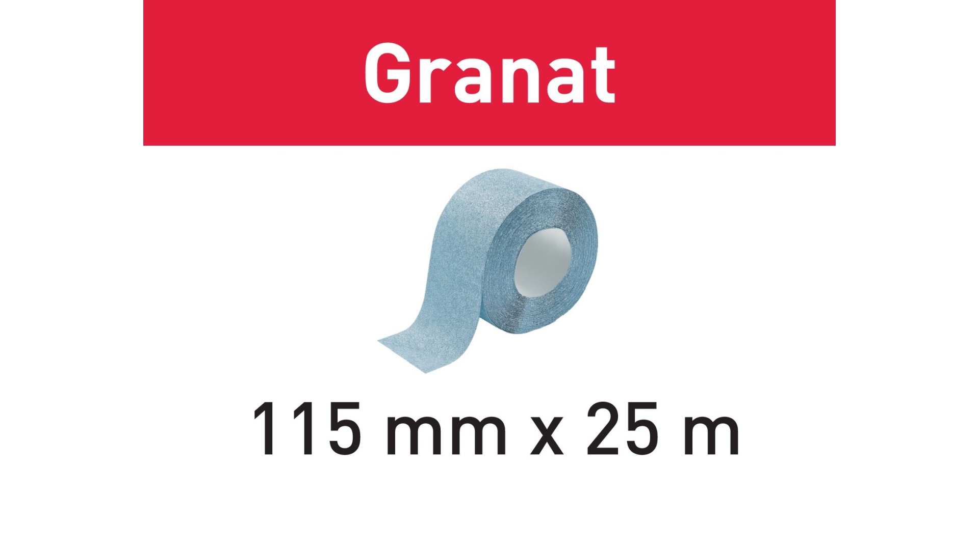 Шлифовальный материал Festool Granat P40. рулон 25 м 115x25m P40 GR