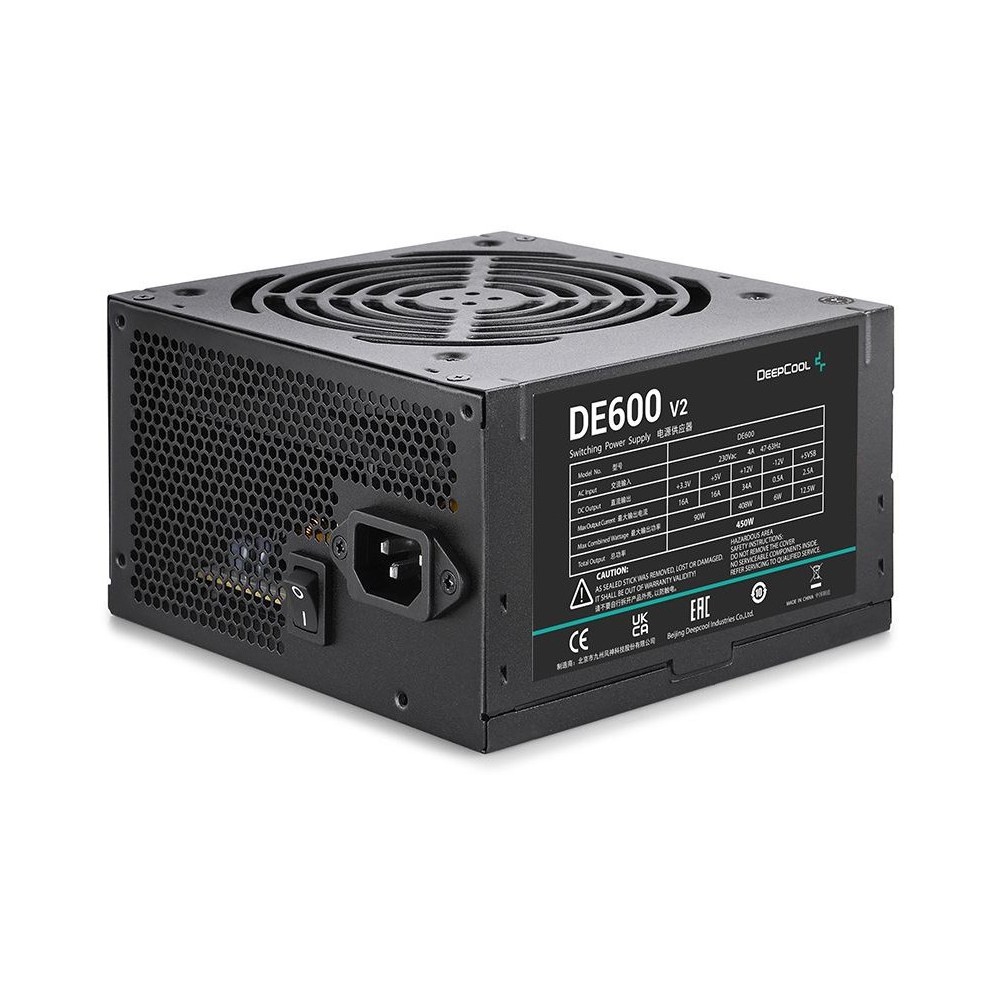 

Блок питания компьютера Deepcool DE600 V2 Game Storm черный, Чёрный, DE600 V2 Game Storm