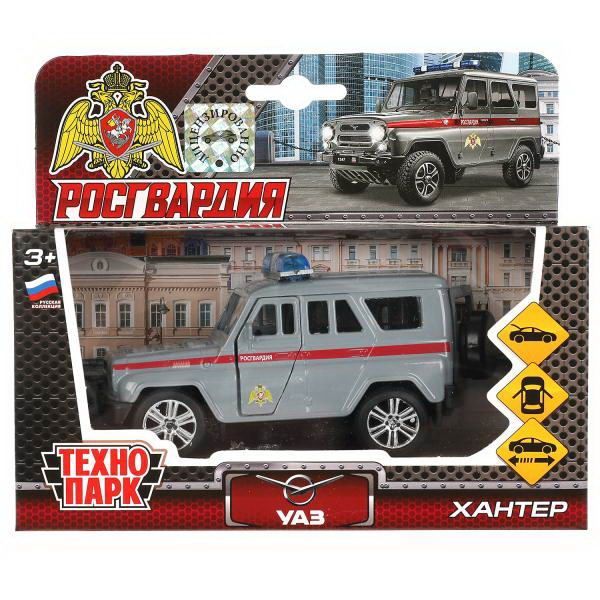 

Машинка Технопарк UAZ HUNTER Росгвардия, 11,5 см, Серый