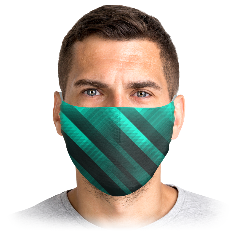 

Многоразовая маска Printio Stop virus! зеленая M, Stop virus!