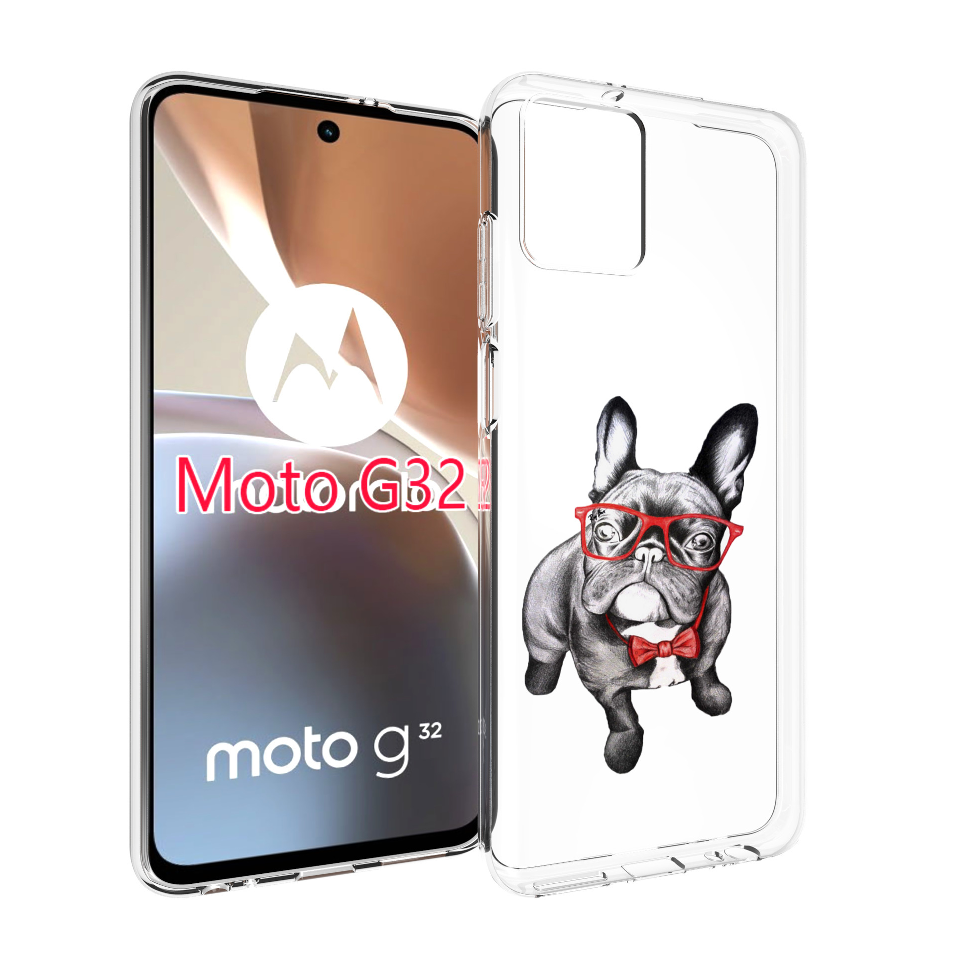 

Чехол MyPads Стильняга для Motorola Moto G32, Прозрачный, Tocco