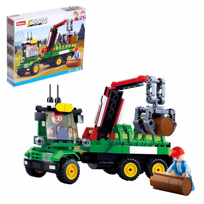 

Конструктор Город «Лесозаготовочная машина», 209 деталей