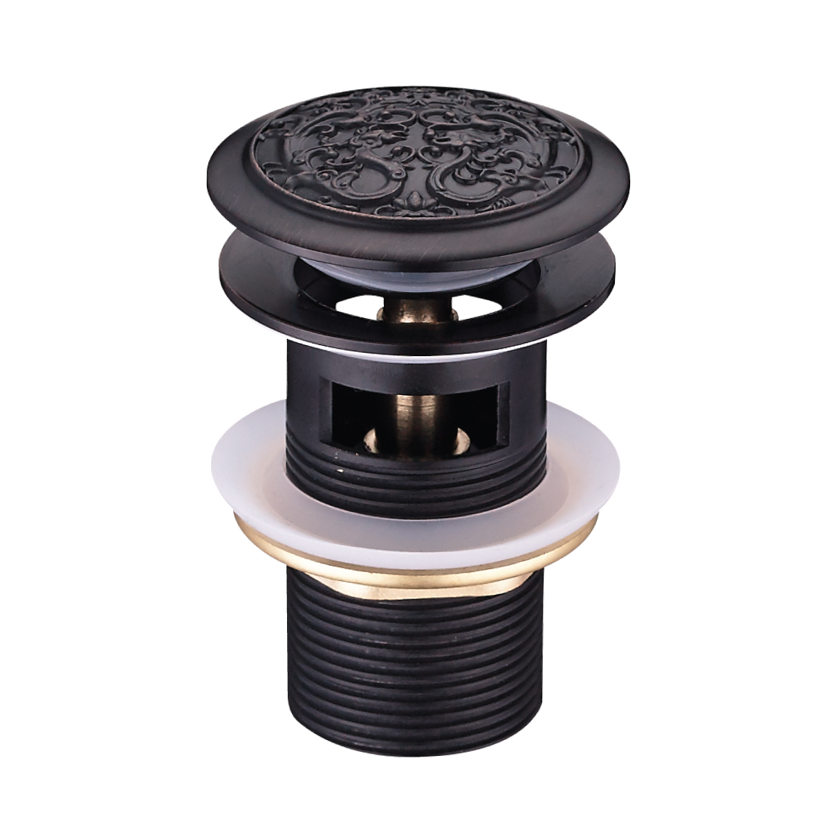 

Донный клапан Lemark Jasmine LM6680ORB click-clack Черная бронза