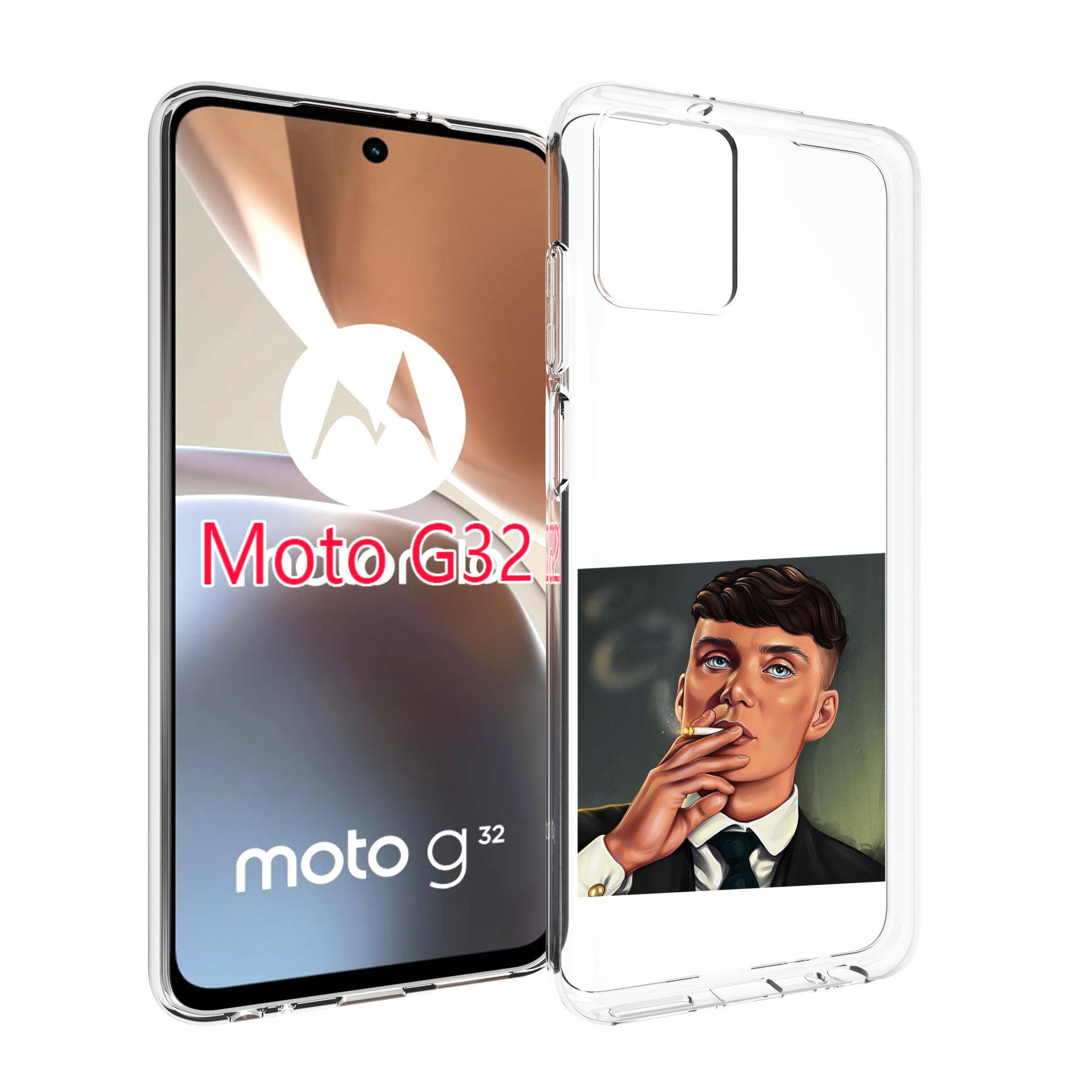 

Чехол MyPads Томас-Шелби для Motorola Moto G32, Прозрачный, Tocco
