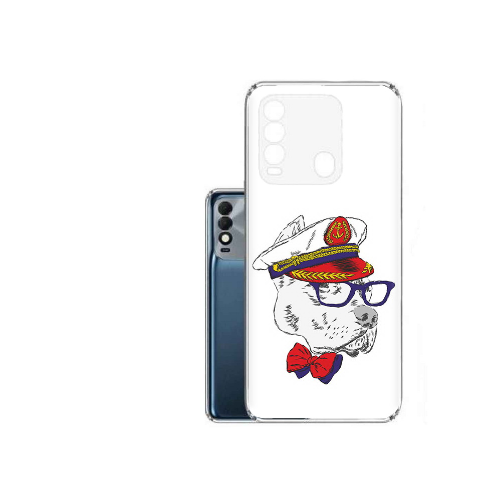 

Чехол MyPads Tocco для Tecno Spark 8 бульдог, Прозрачный, Tocco