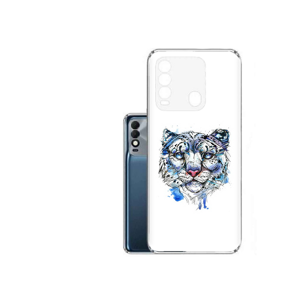 

Чехол MyPads Tocco для Tecno Spark 8 водяной тигр, Прозрачный, Tocco