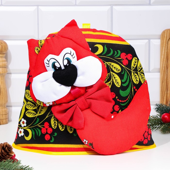 

Грелка на чайник "Кот", хохлома
