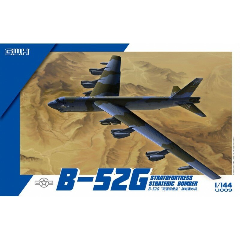 фото Great wall hobby l1009 стратегический бомбардировщик b-52g stratofortress (поздний) 1/144