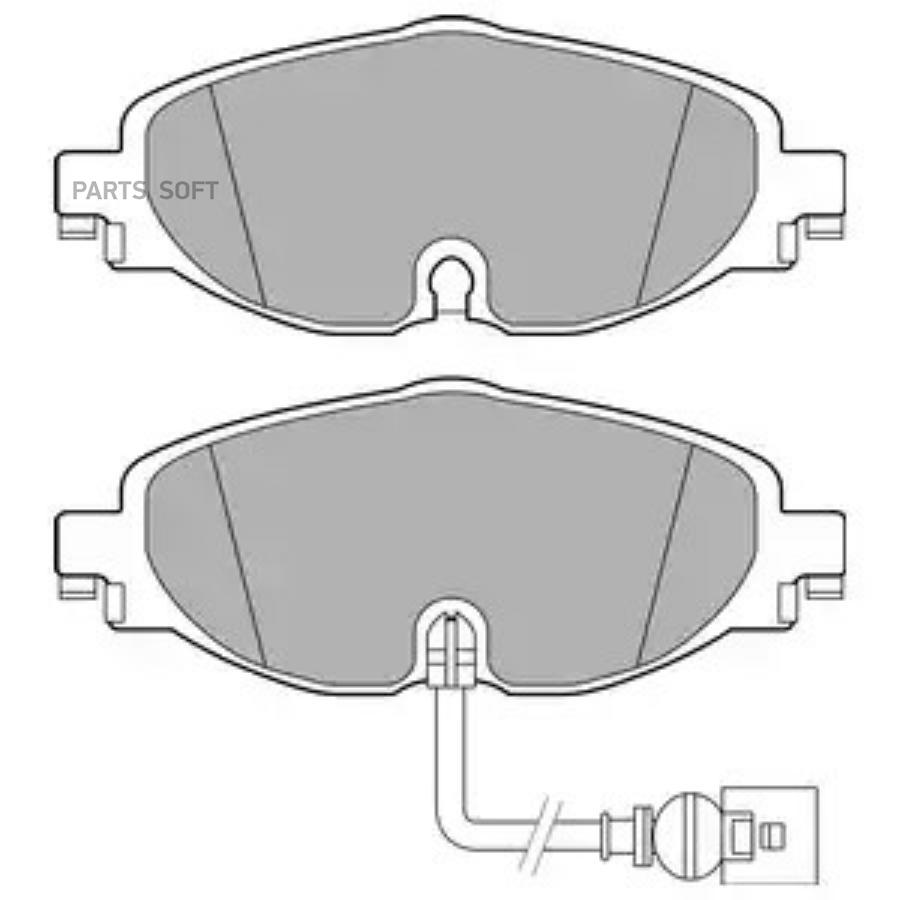 

Тормозные колодки DELPHI LP2698