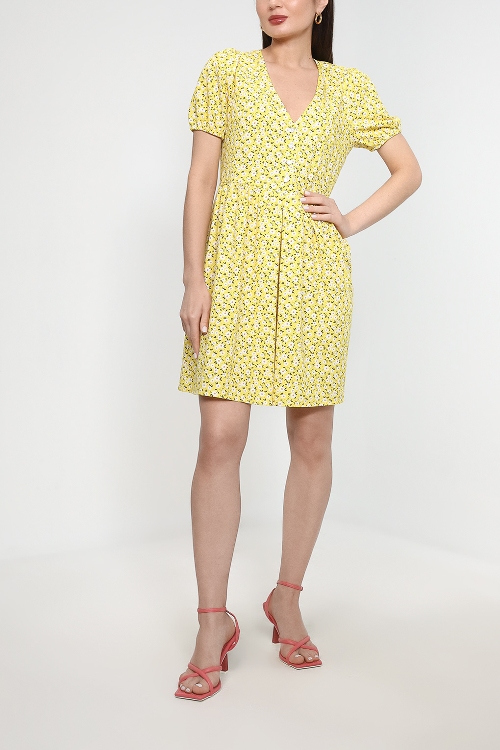 

Платье женское Belucci BL23015310-006 желтое XS, Желтый, BL23015310-006