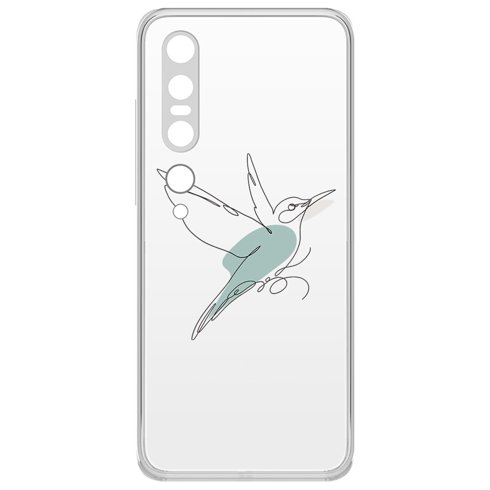 

Чехол-накладка Krutoff Clear Case Легкость для Xiaomi Mi 10 Pro, Прозрачный