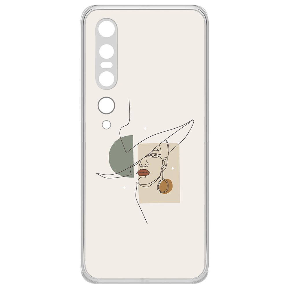 

Чехол-накладка Krutoff Clear Case Стиль для Xiaomi Mi 10 Pro, Прозрачный