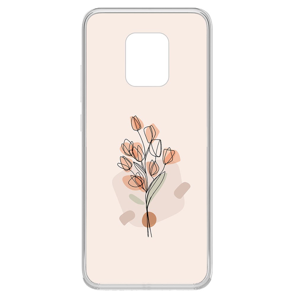 

Чехол-накладка Krutoff Clear Case Букет тюльпанов для Xiaomi Redmi 10X 5G, Прозрачный