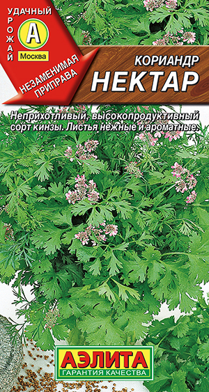 

Семена кориандр Аэлита Нектар 00-00586552 1 уп.
