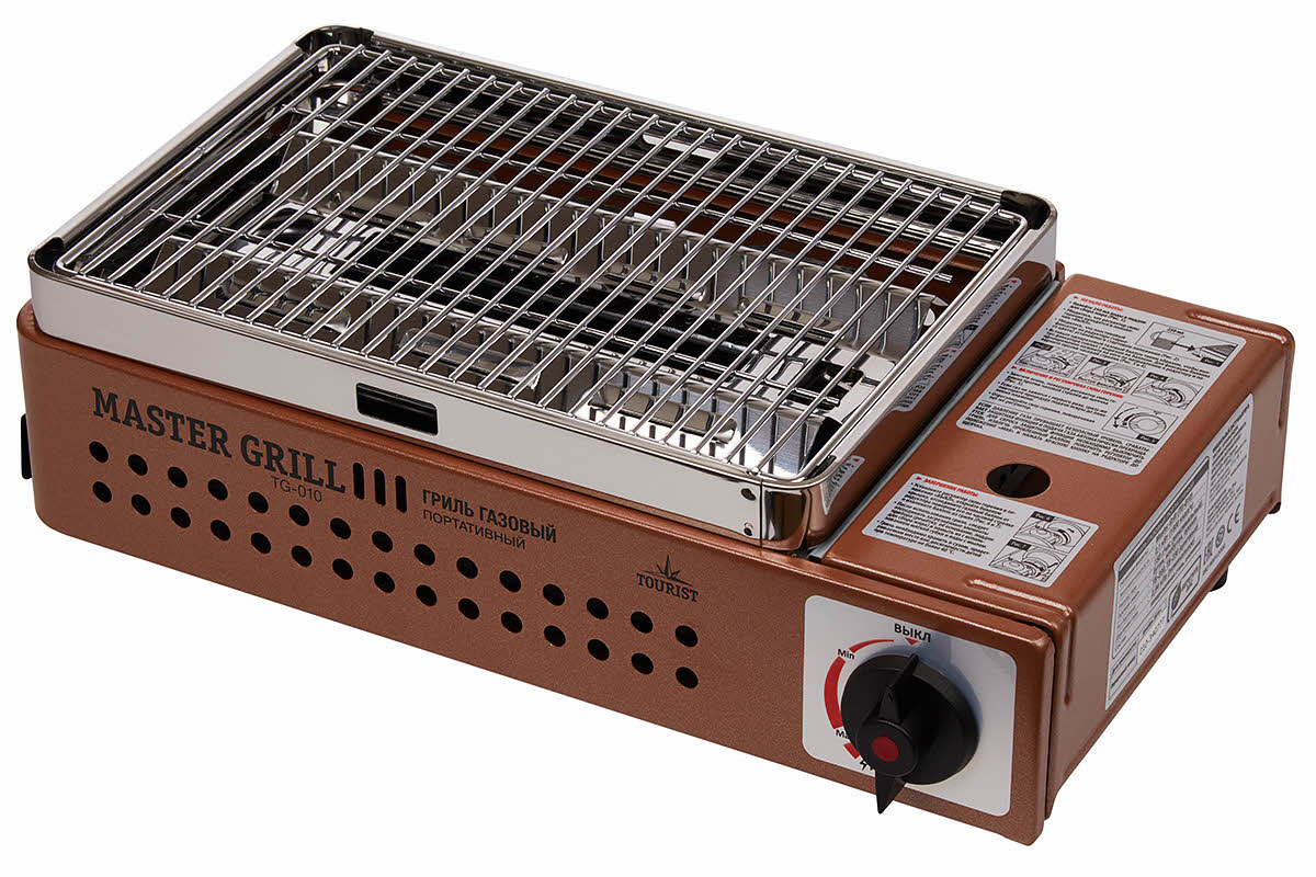 

Гриль газовый портативный в кейсе Master Grill TOURIST 1шт, Коричневый