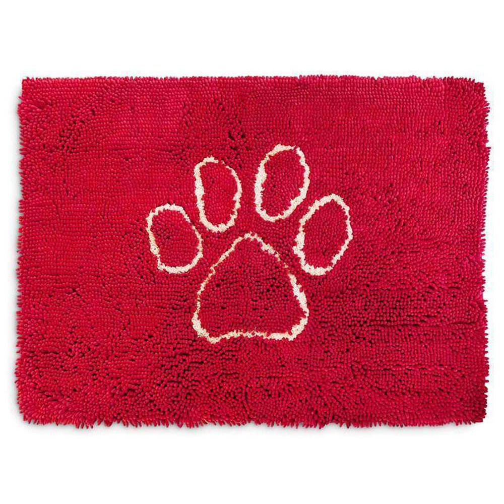 фото Коврик для собак dog gone smart doormat, размер s, полиэстер, красный, 58.5x40.5 см