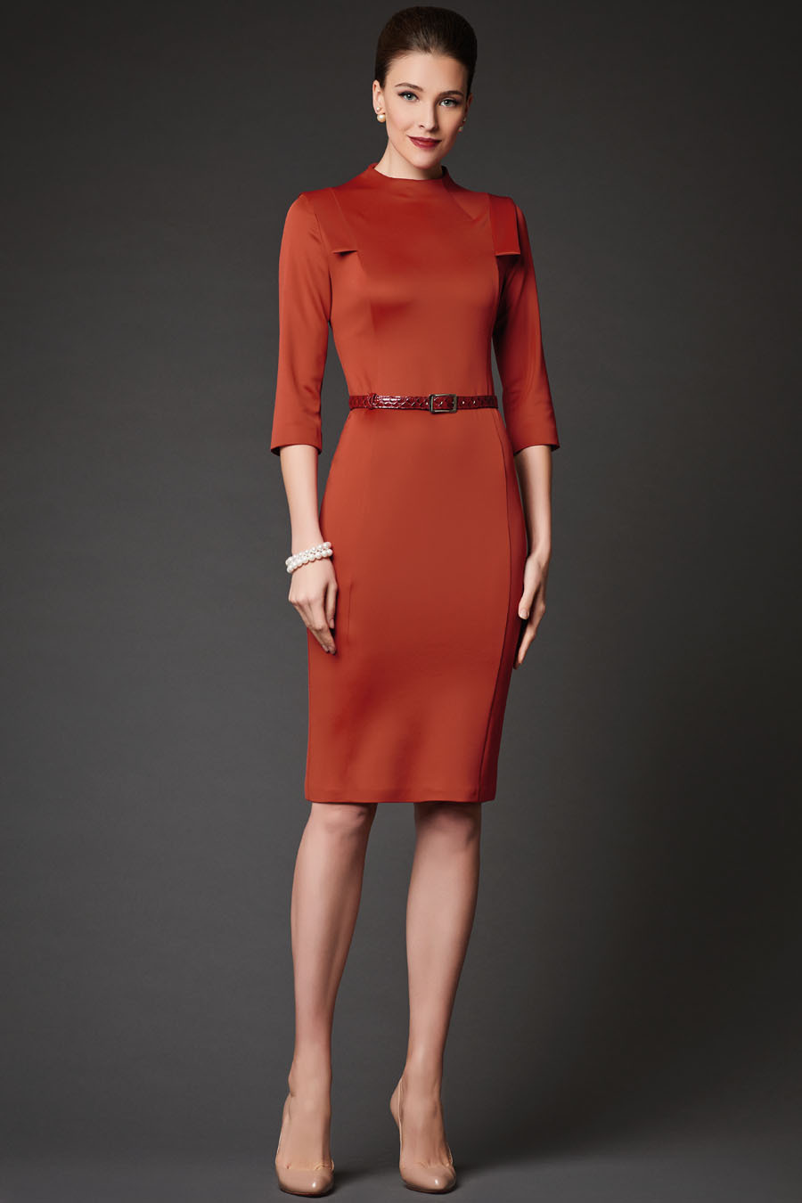 

Платье женское Арт-Деко P-940 оранжевое 54 RU, P-940