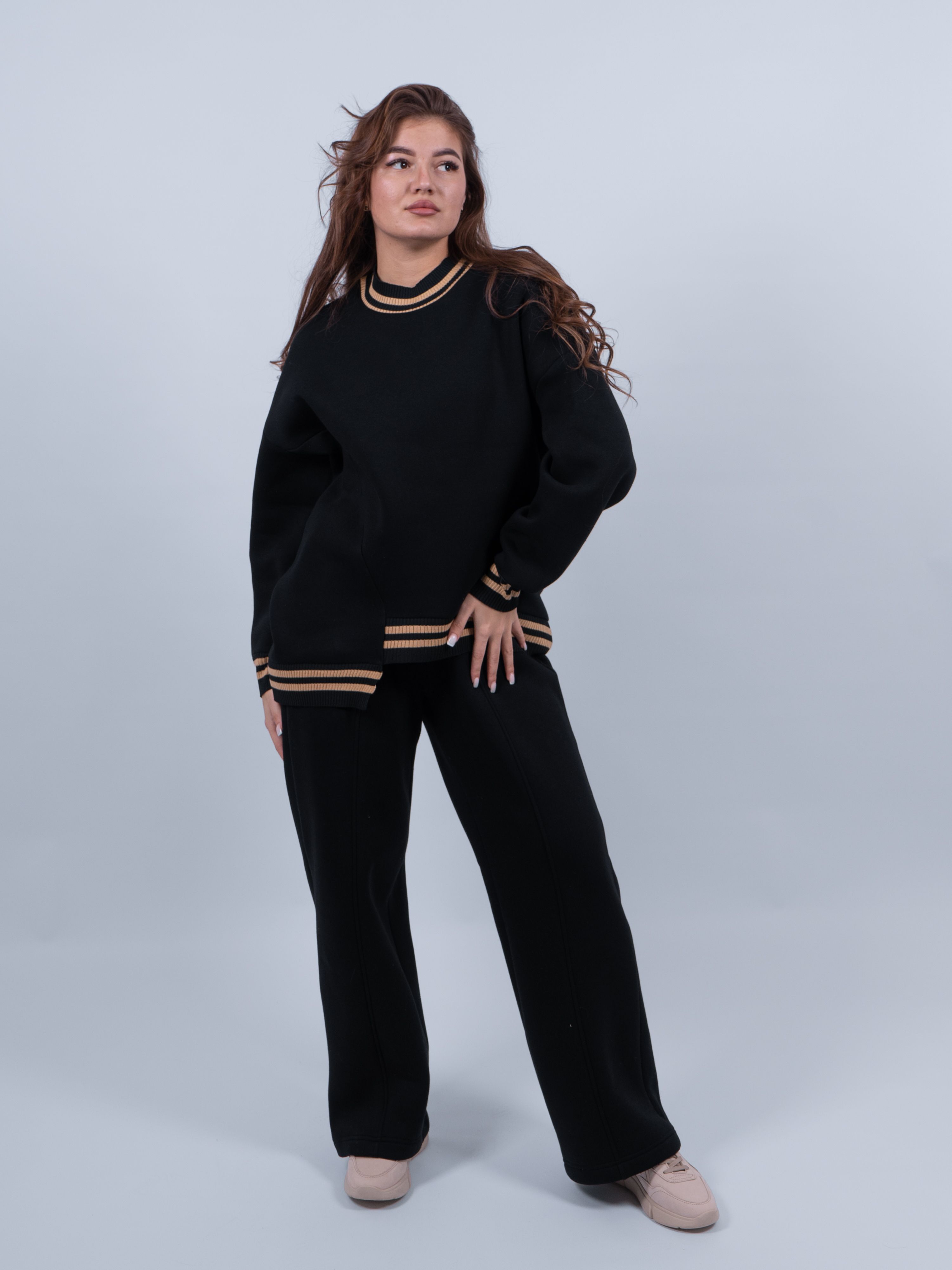 

Брюки женские 365 clothes 126346.00 черные 60 RU, Черный, 126346.00
