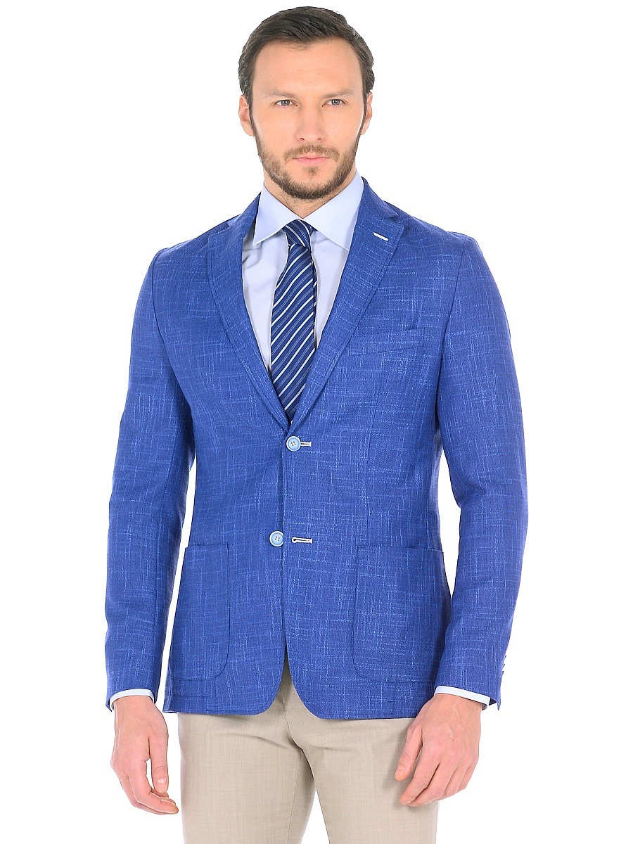 

Пиджак мужской La Biali П-511N синий 52/176, П-511N